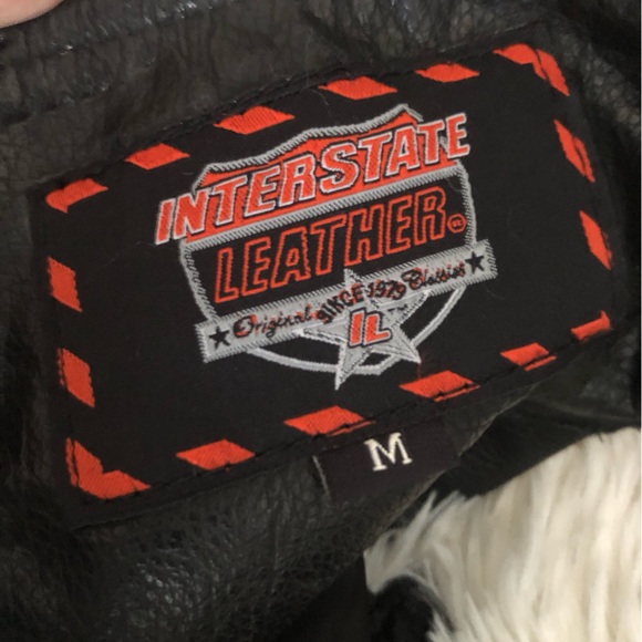 INTERSTATE LEATHER WOMEN'S SIZE Medium BLACK LEATHER CHAPS - Picture 5 of 9